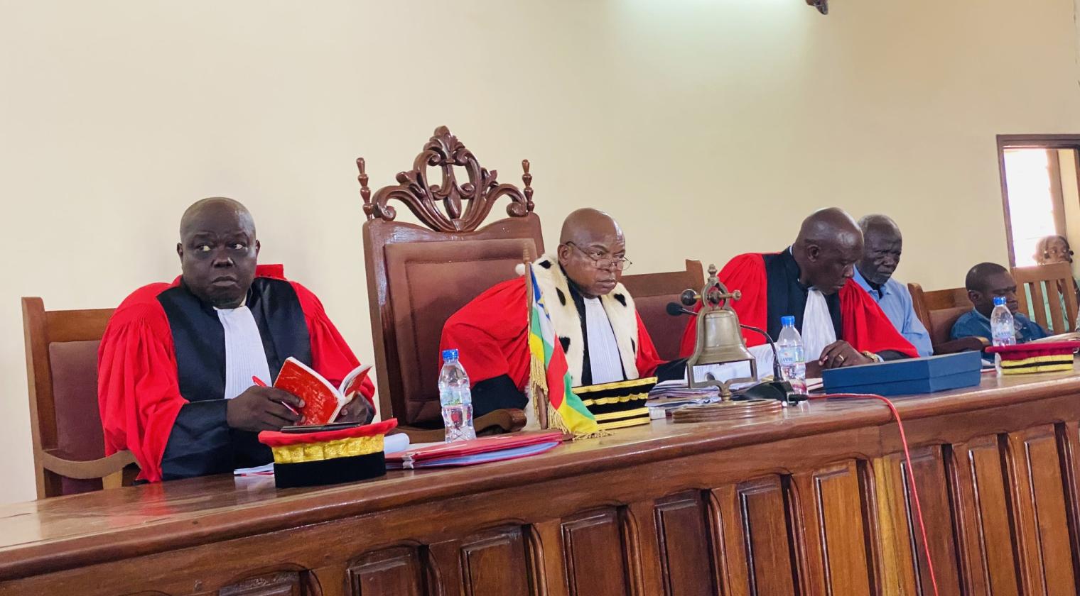 FIN DE LA PREMIERE SESSION CRIMINELLE ORDINAIRE A LA COUR D’APPEL DE BANGUI