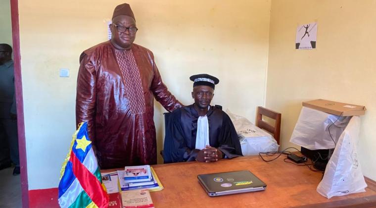 INSTALLATION OFFICIELLE DES NOUVEAUX JUGES DU TRIBUNAL ADMINISTRATIF DE BAMBARI